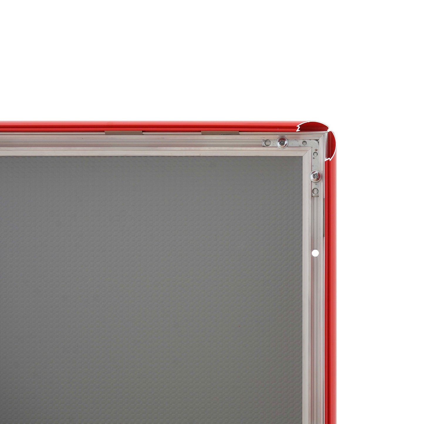 Alüminyum Açılır Kapanır Çerçeve Gönye Köşe - A3 - 30x42 cm - Kırmızı - 25mm