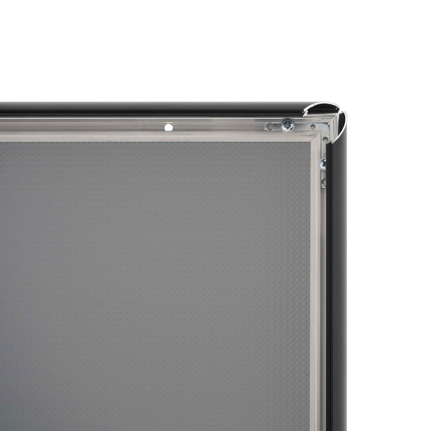 Alüminyum Açılır Kapanır Çerçeve Gönye Köşe - B2 - 50x70 cm - Siyah - 25mm