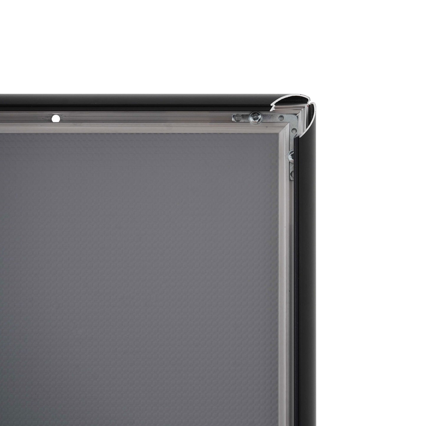 Alüminyum Açılır Kapanır Çerçeve Gönye Köşe - A1 - 60x84 cm - Siyah - 25mm