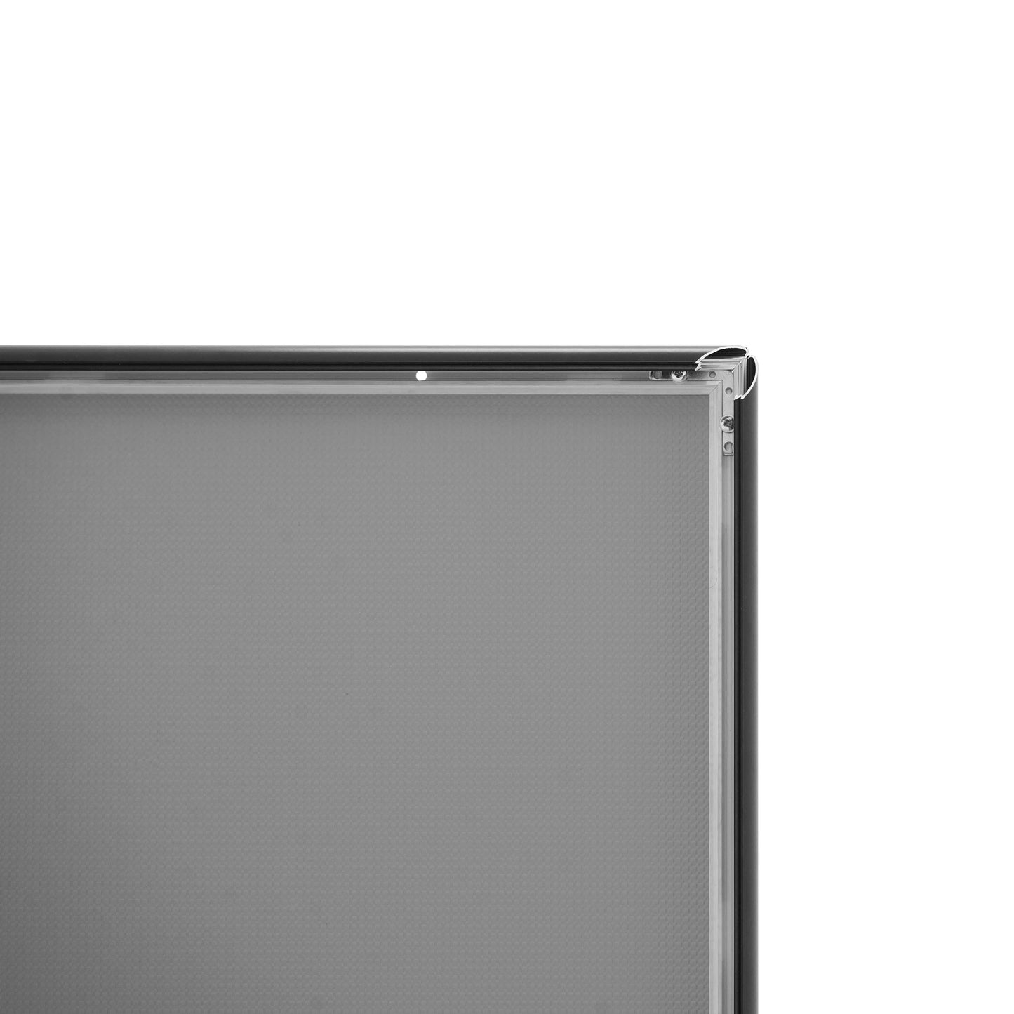 Alüminyum Açılır Kapanır Çerçeve Gönye Köşe - B1 - 70x100 cm - Siyah - 25mm