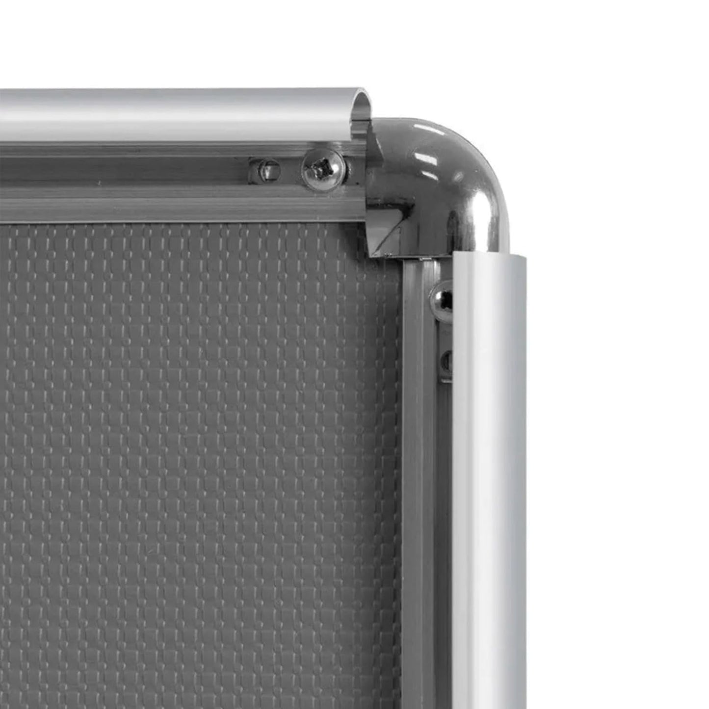 A2 Alüminyum Açılır Kapanır Çerçeve, 25mm Rondo Köşe, 42x60 cm