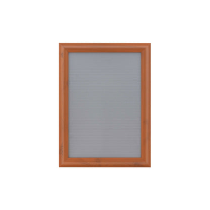 Ahşap Desenli Açılır Kapanır Çerçeve Gönye Köşe - A4 - 21x30 cm - 25mm