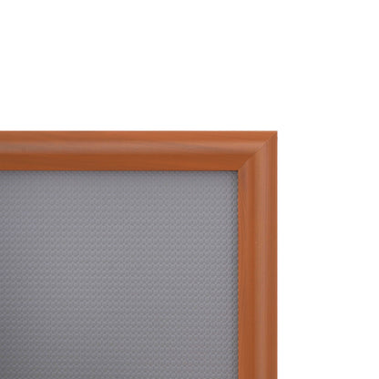 Ahşap Desenli Açılır Kapanır Çerçeve Gönye Köşe - A4 - 21x30 cm - 25mm